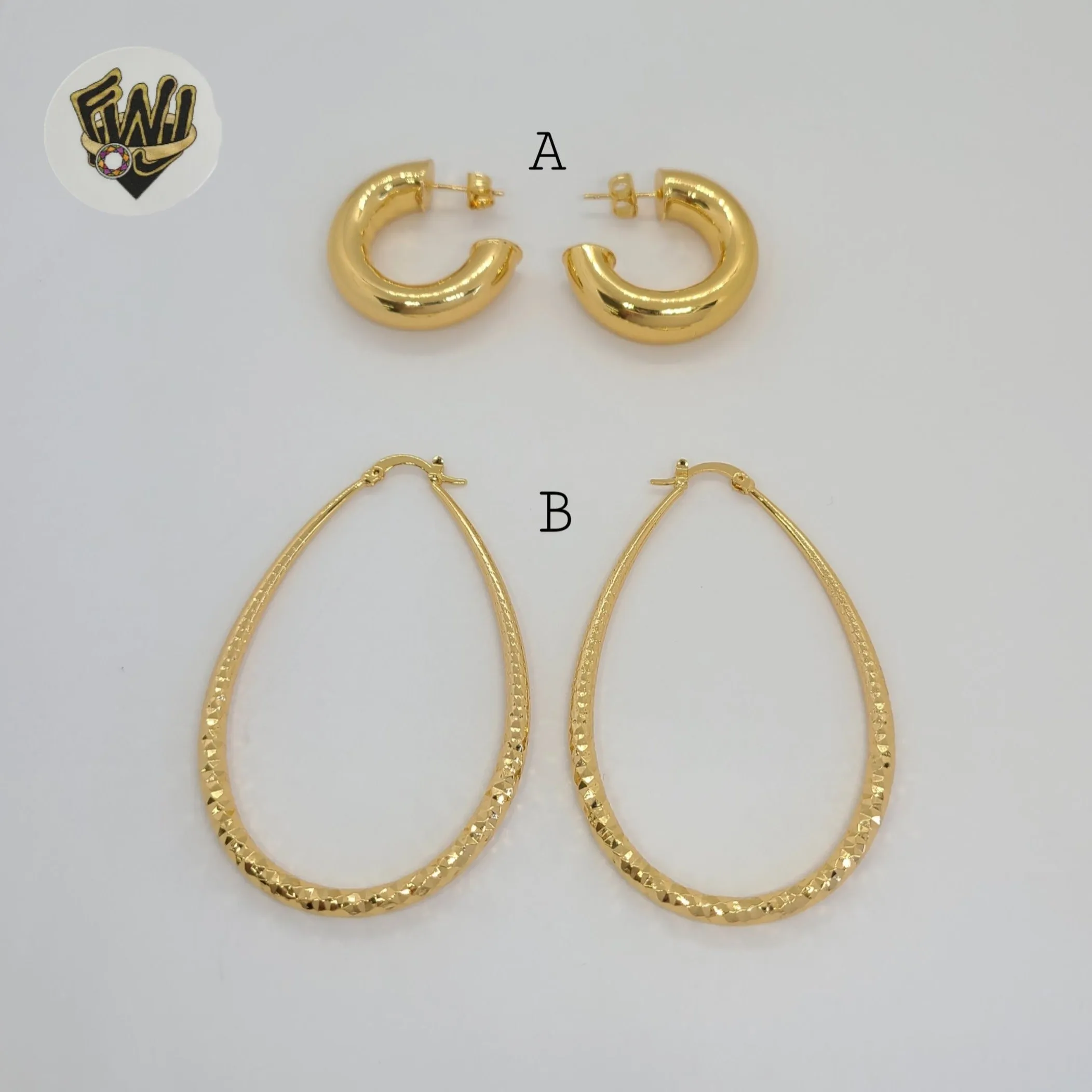 (1-2982-7) Gold Laminate - Hoops - BGO.