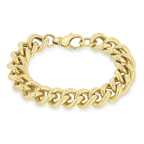 14k XXL Thick Link Curb Chain Bracelet