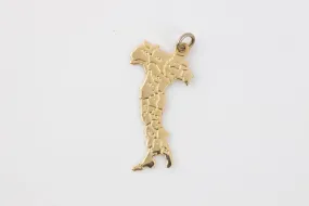 14k Yellow Gold Italy Pendant (2.21g.)