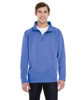 1580 - Comfort Colors Adult Quarter-Zip Sweatshirt | Flo Blue