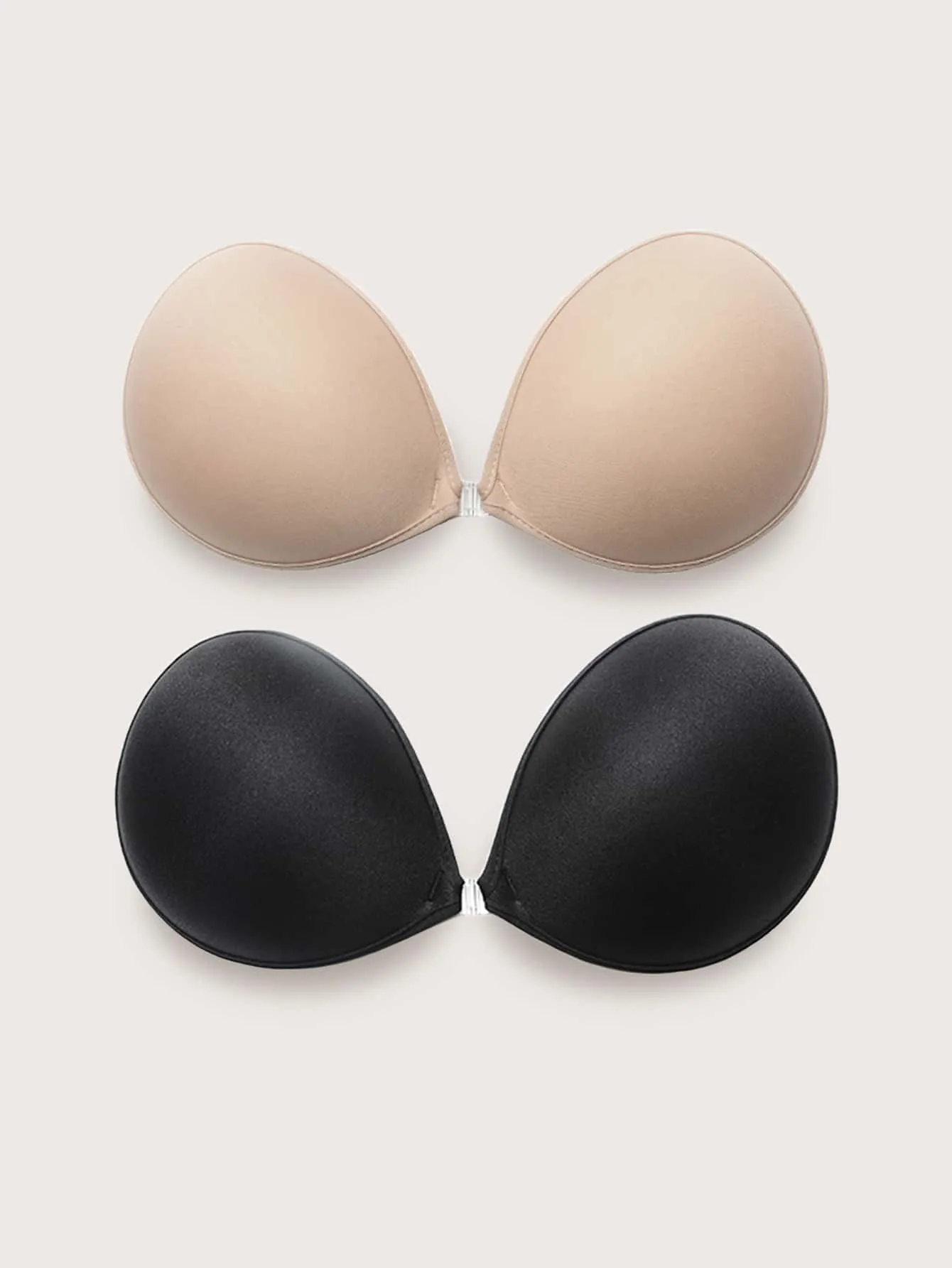 2 Pair Backless Adhesive Push up Bra Set