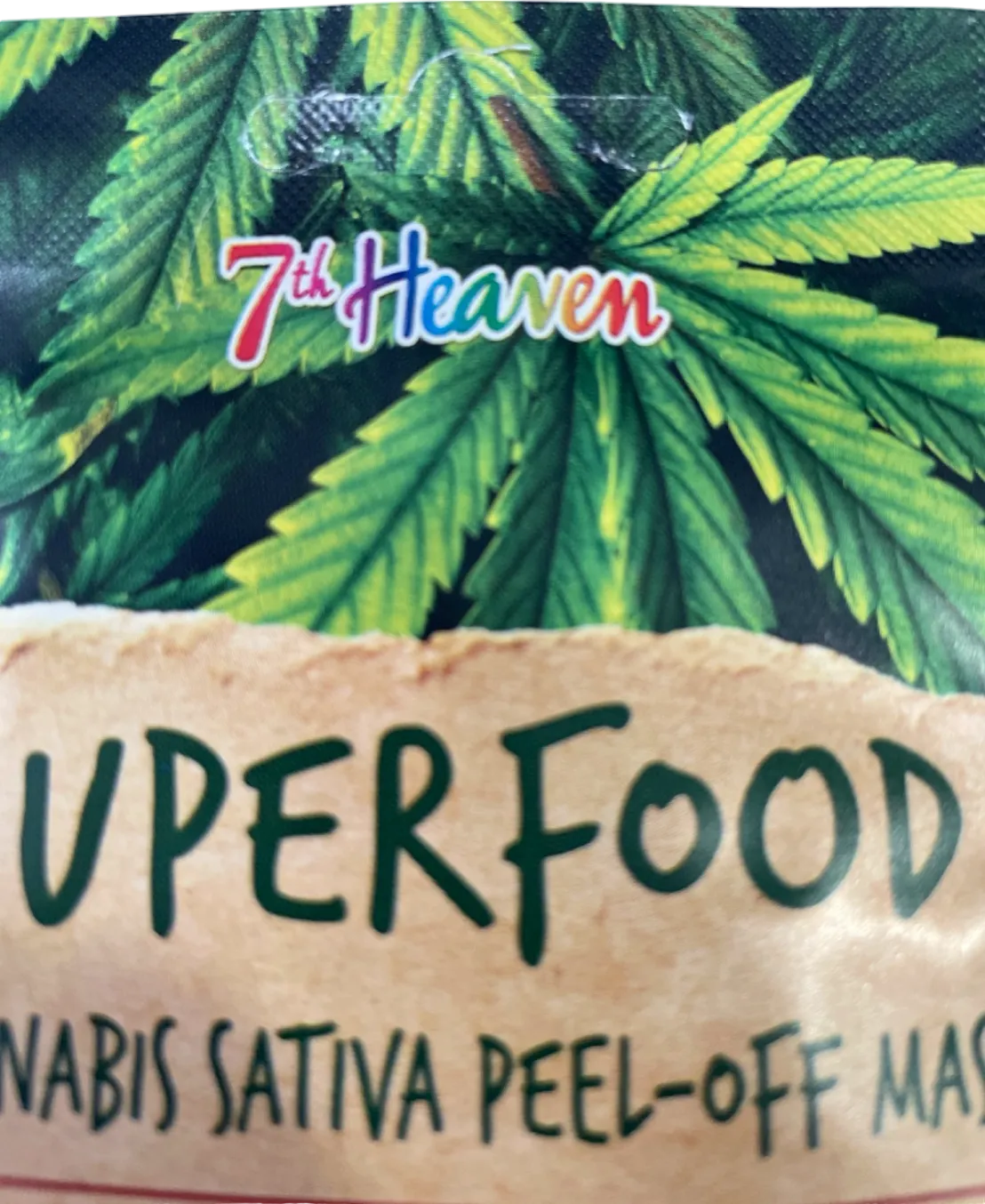 7th Heaven Superfood Cannabis Sativa Peel-Off Mask 10ml