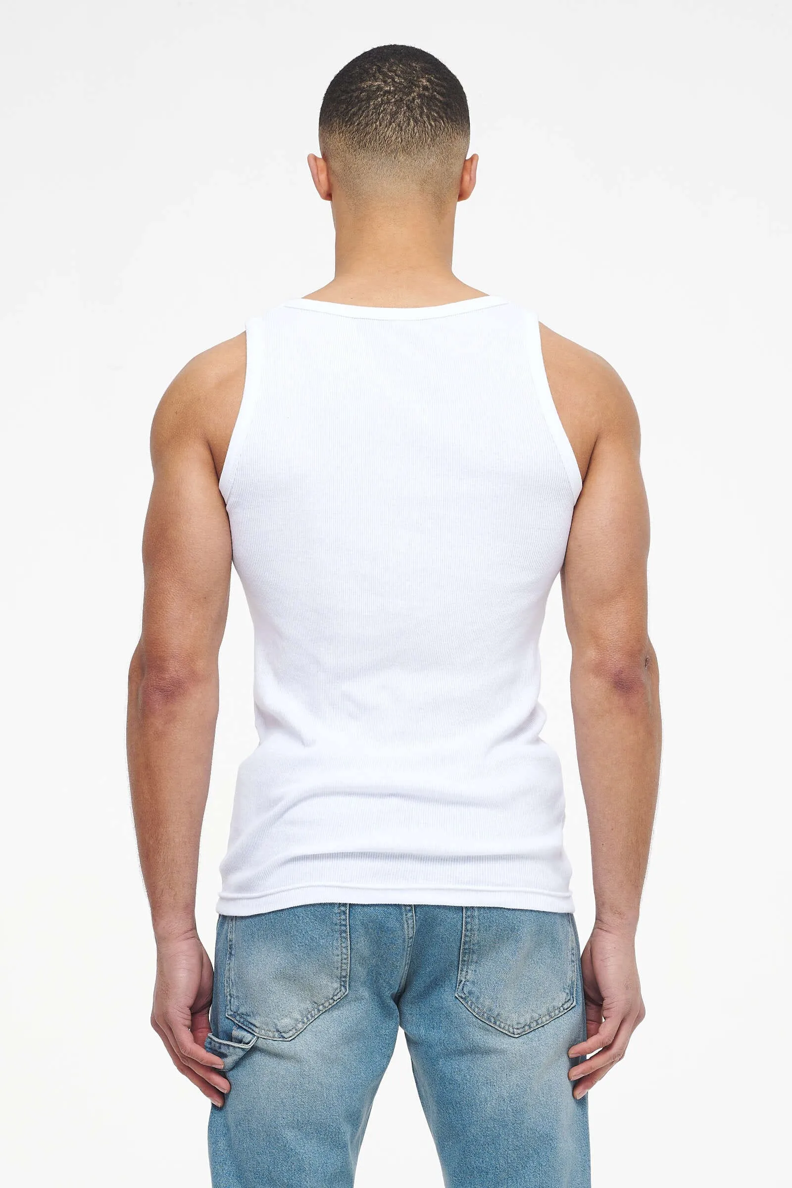 Adera Rib Undershirt White