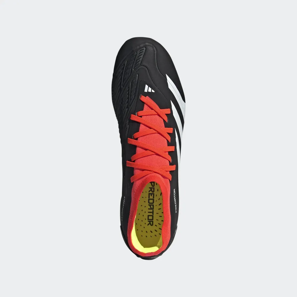 Adidas Predator Pro FG Football Boots (Black/White/Solar Red)