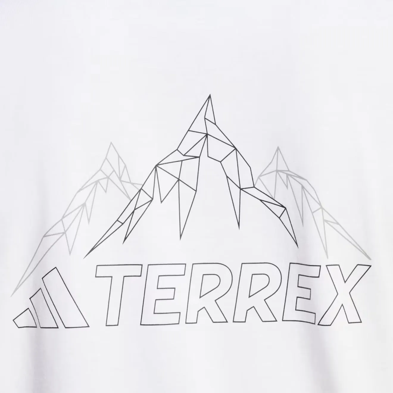 Adidas Terrex Mountain Graphic T-Shirt White