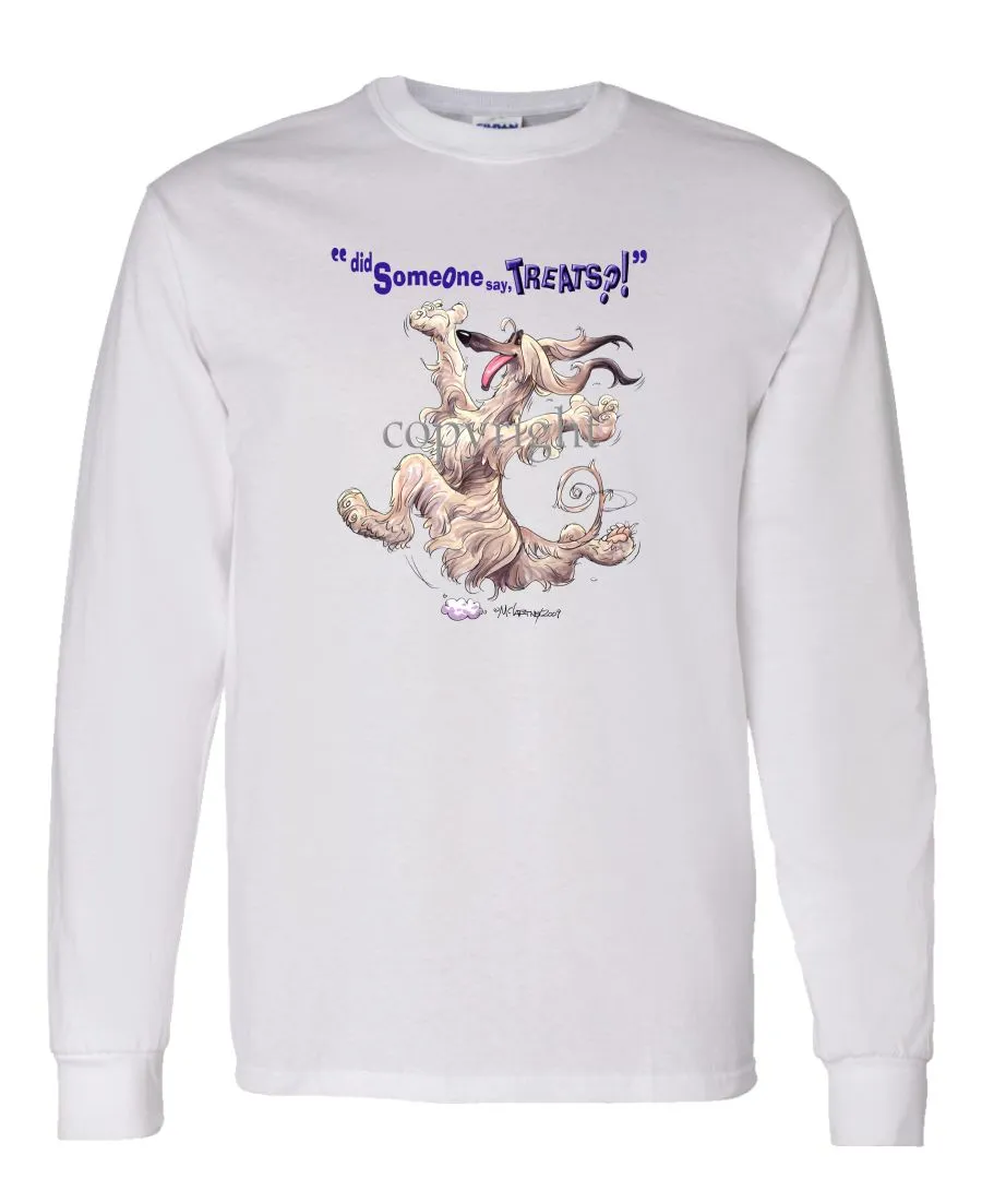 Afghan Hound - Treats - Long Sleeve T-Shirt