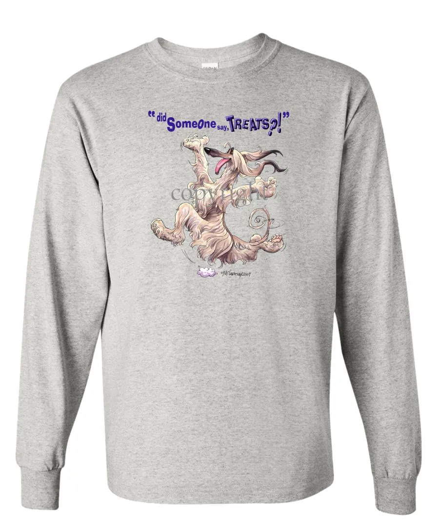 Afghan Hound - Treats - Long Sleeve T-Shirt