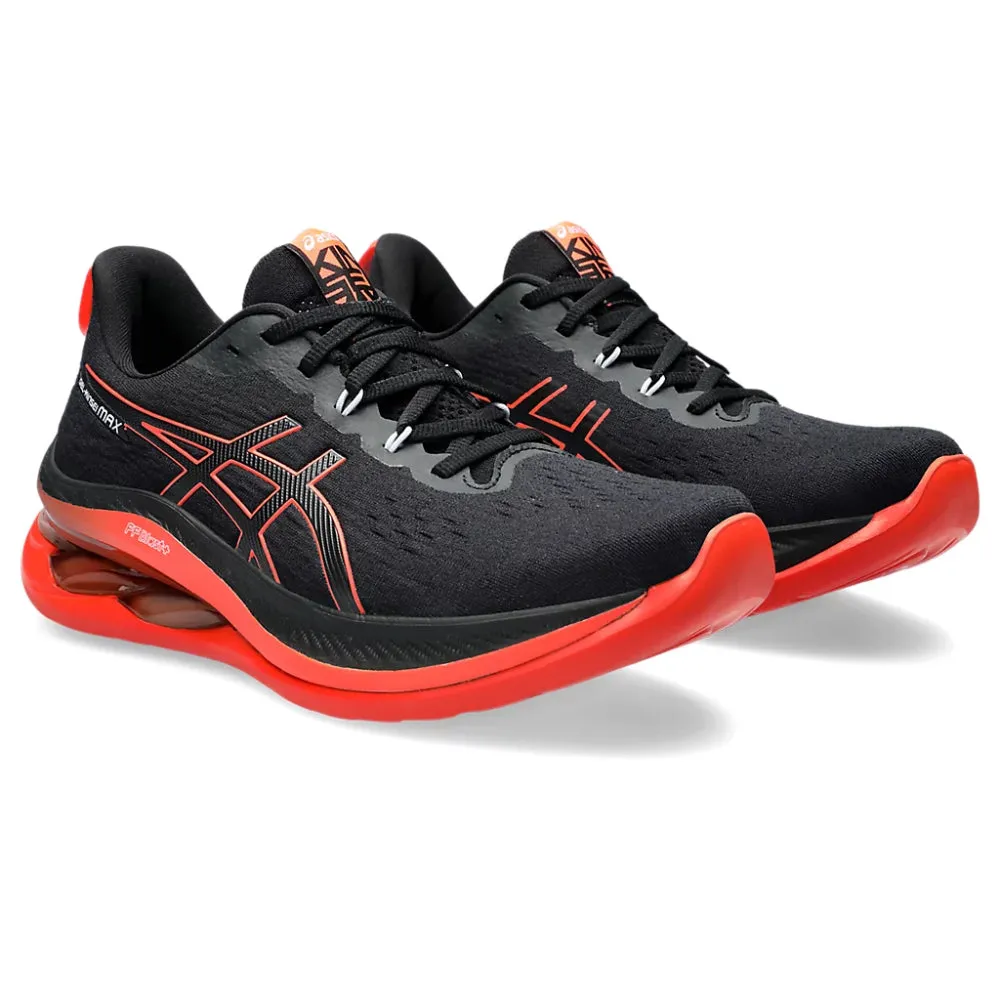 ASICS Men's Gel-Kinsei Max Running Shoe (Black/Sunrise Red)