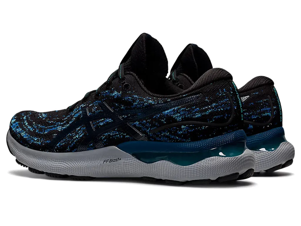 ASICS Men's GEL-NIMBUS 24 MK (Black/Mako Blue)