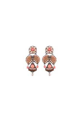 AYALA BAR LOOPY PAVO EARRINGS