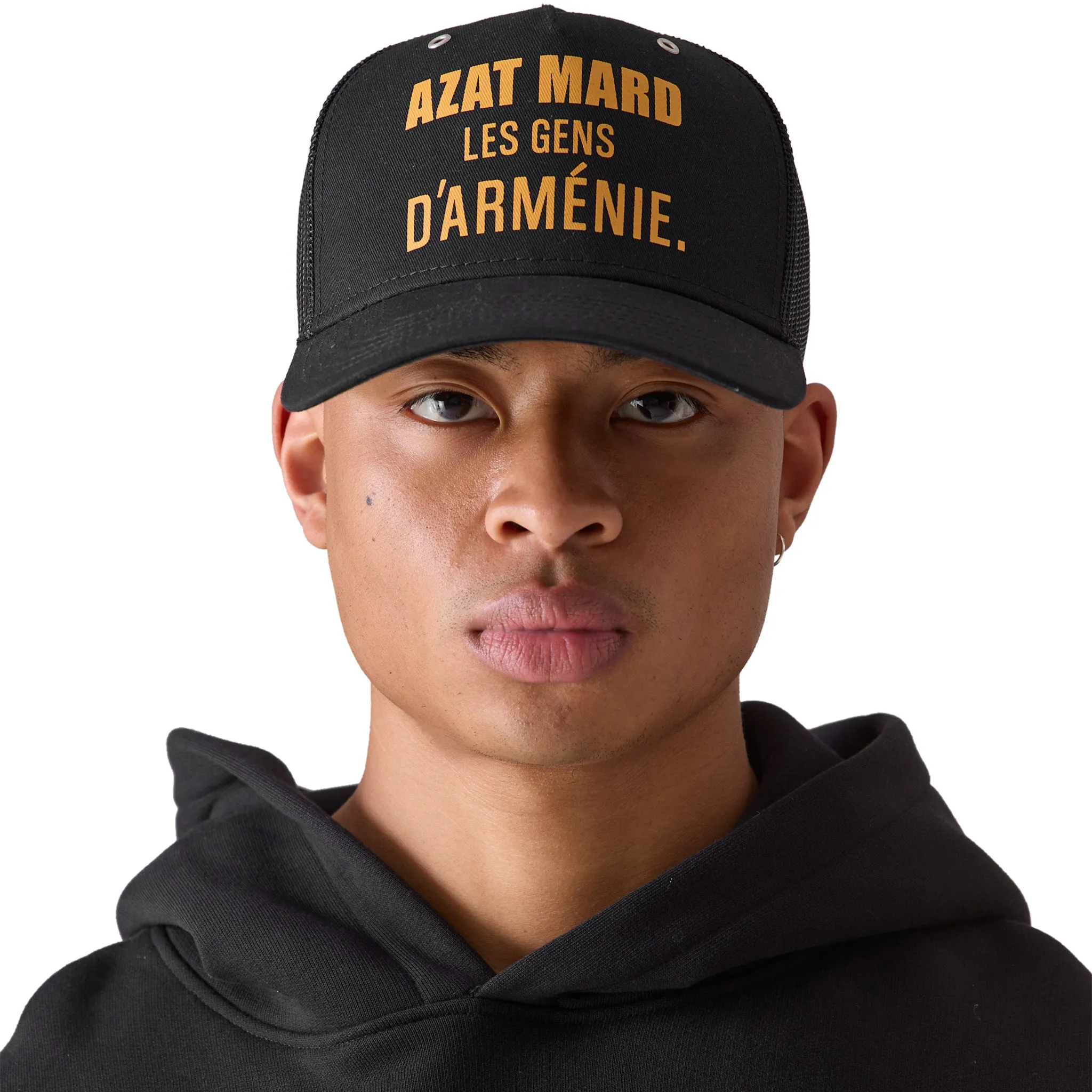 Azat Mard Les Gens Trucker Cap Black