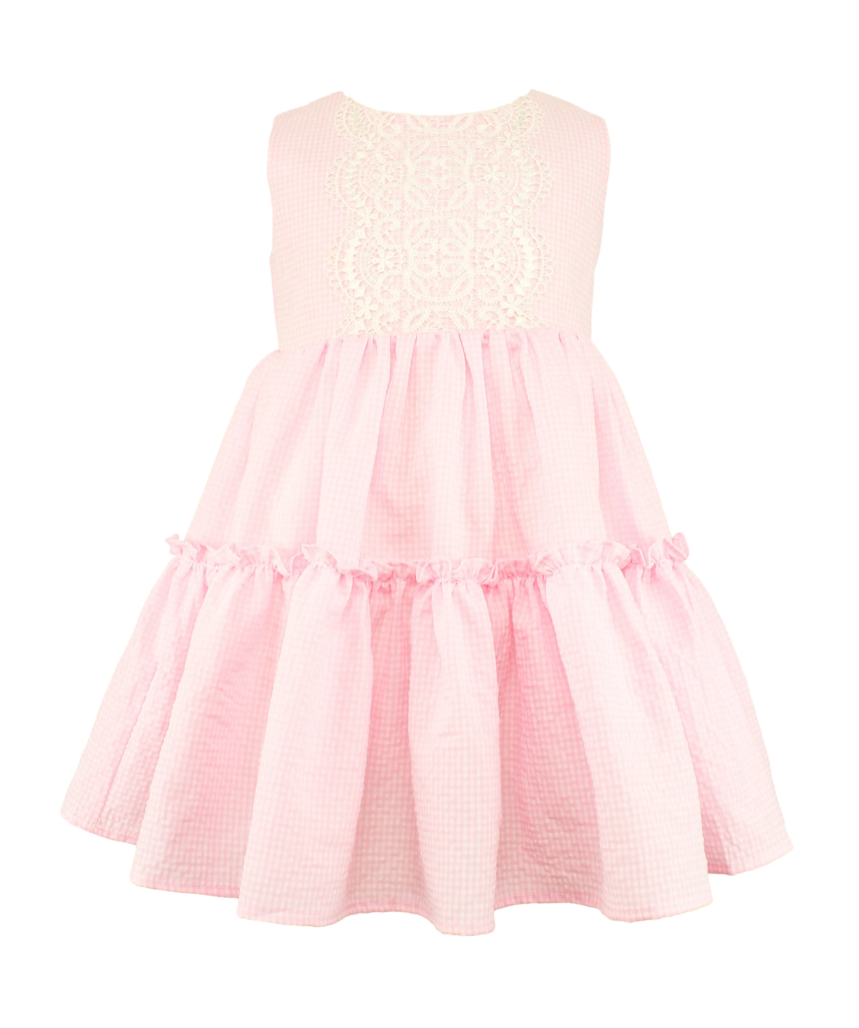 Baby Girl's Pink Gingham Check Dress