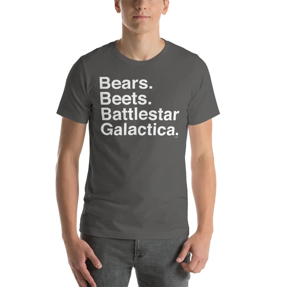 Bears. Beets. Battlestar Galactica. T-Shirt