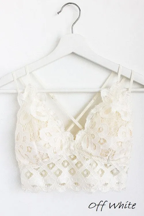 Beautiful crochet lace bralette