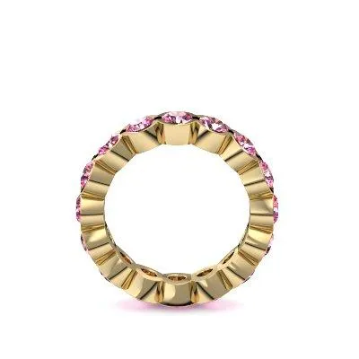 Beauty - Gelbgold 750 - Turmalin pink