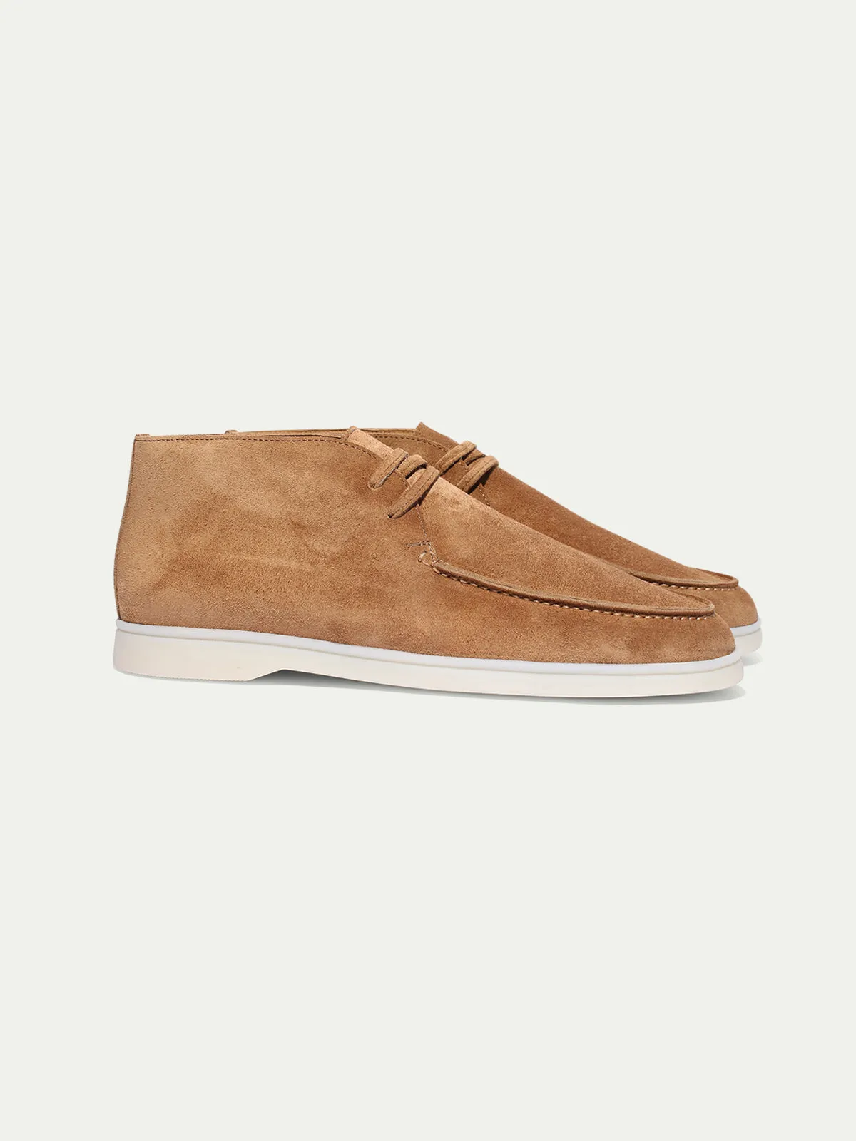 Beige Suede Desert Boot