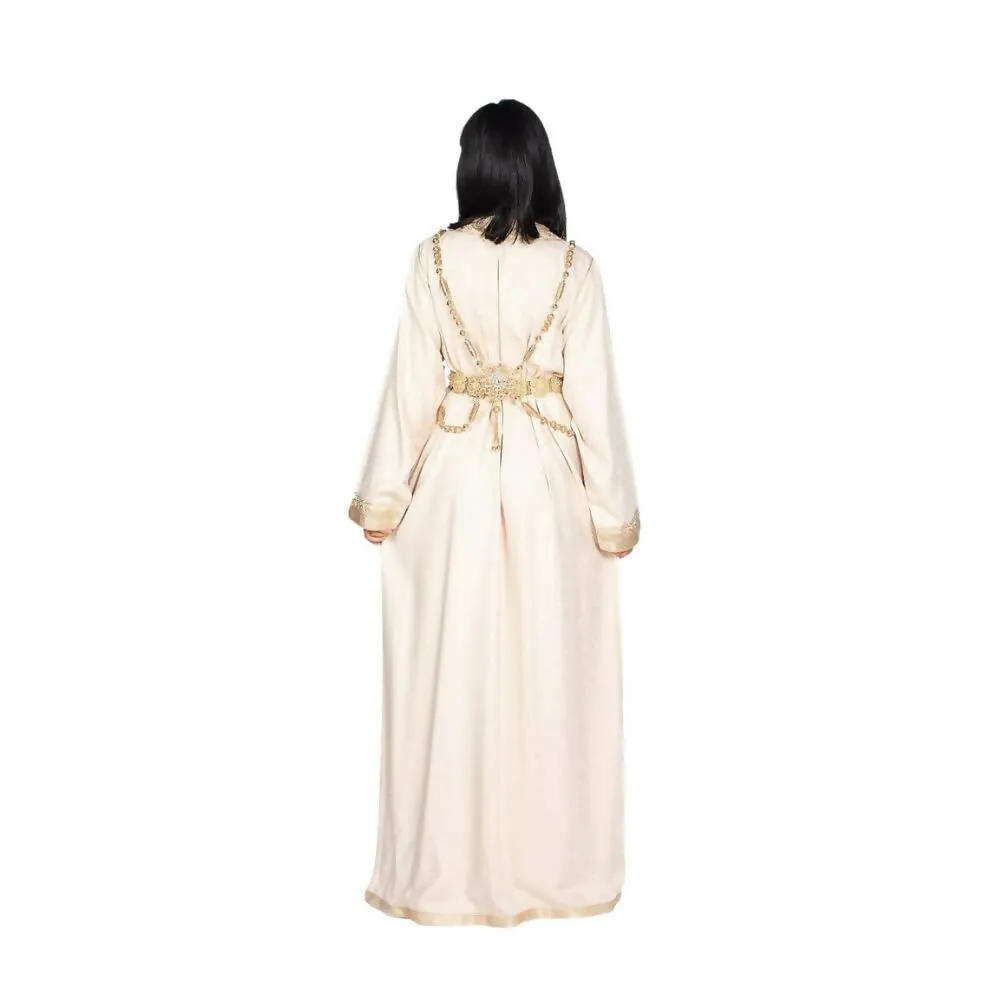 Beige Wedding Kaftan