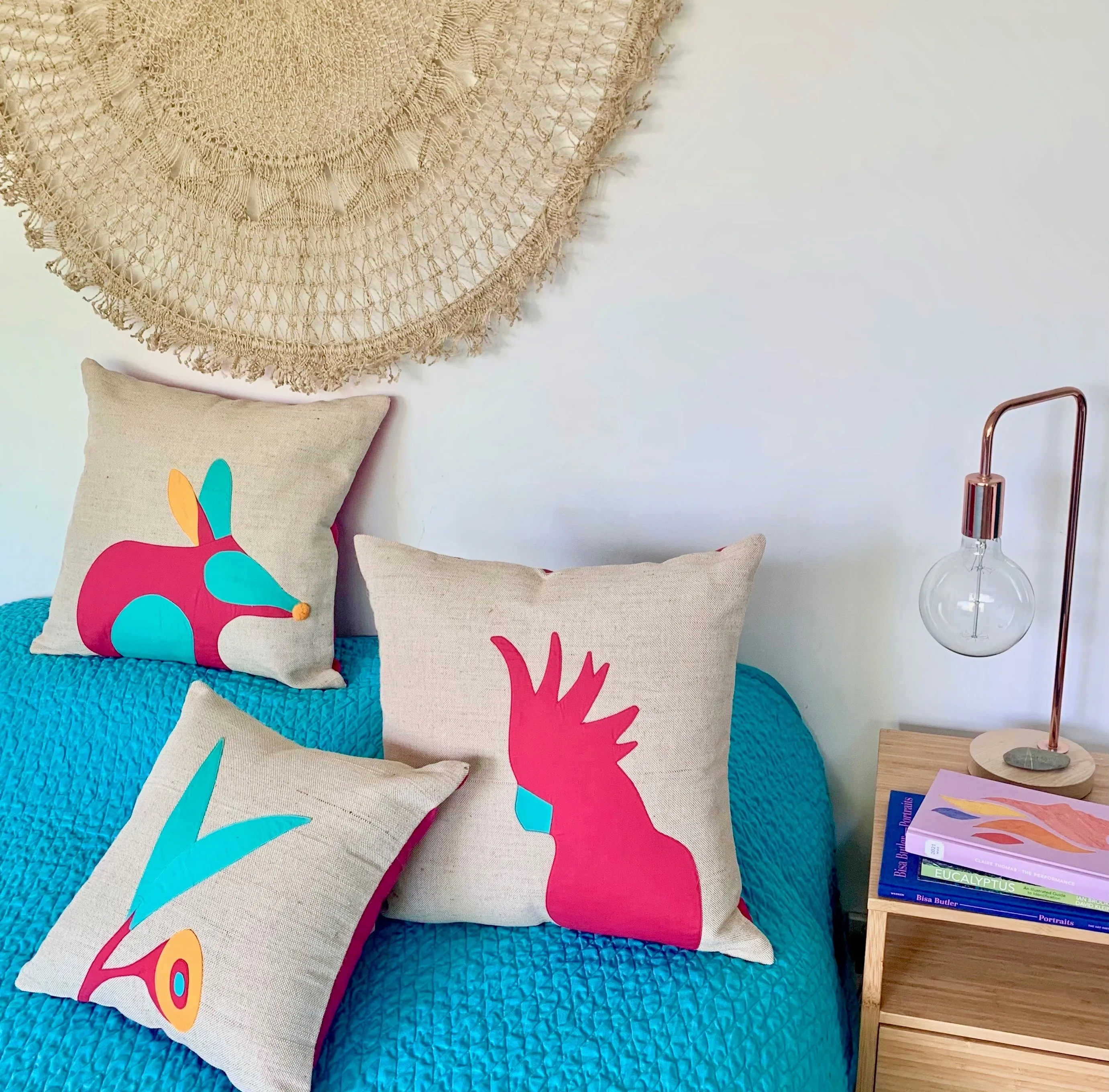 Bilby Cushion in Hot Pink