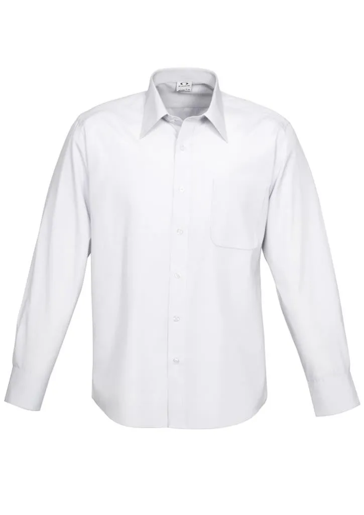 Biz Collection Mens Ambassador L/S Shirt (S29510)-Clearance