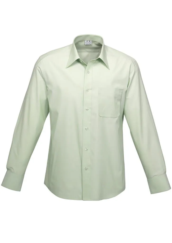 Biz Collection Mens Ambassador L/S Shirt (S29510)-Clearance