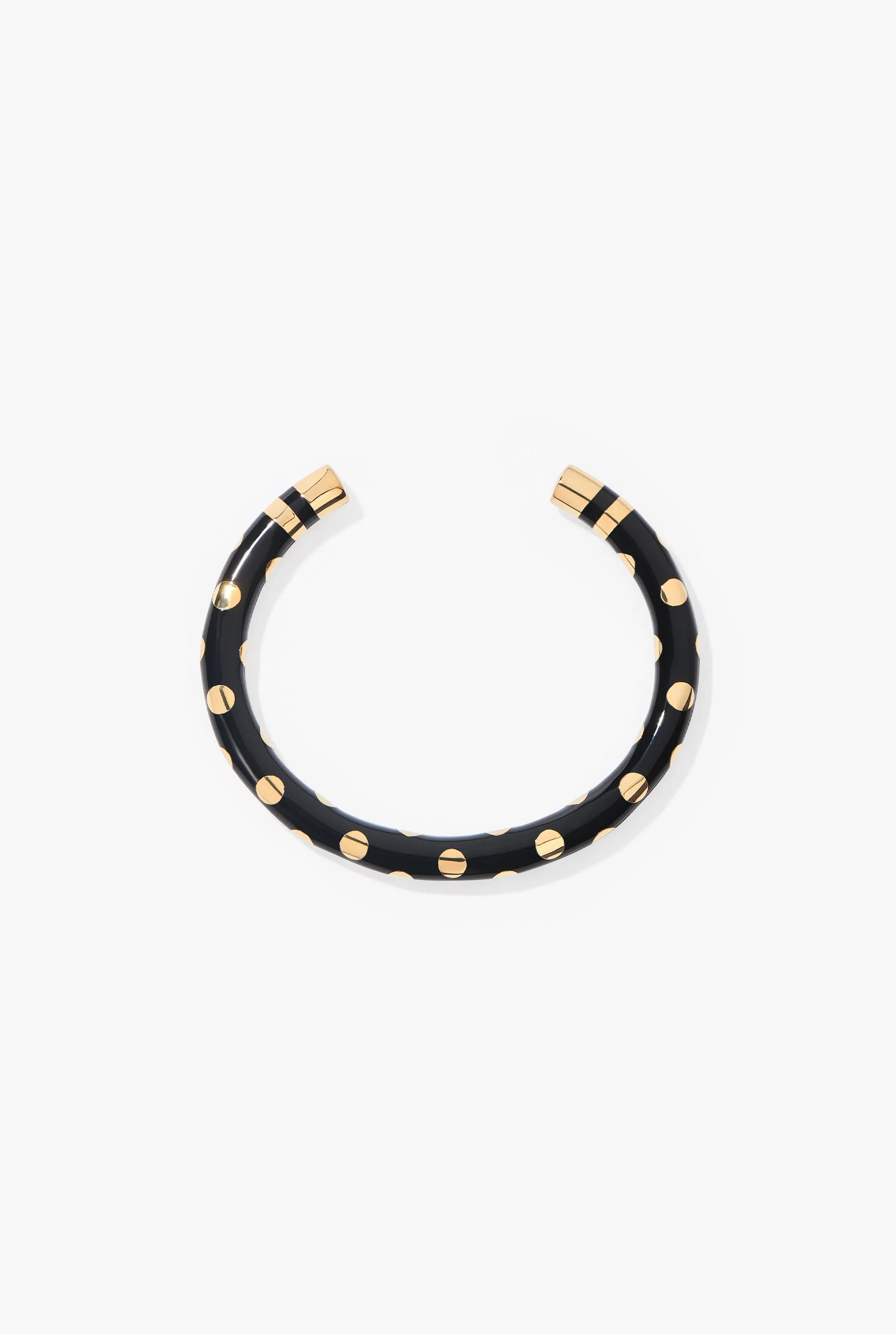 BLACK POLKA DOT POSITANO BRACELET