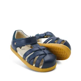 Bobux Step Ups Cross  Jump Navy Closed Toe Sandal unisex