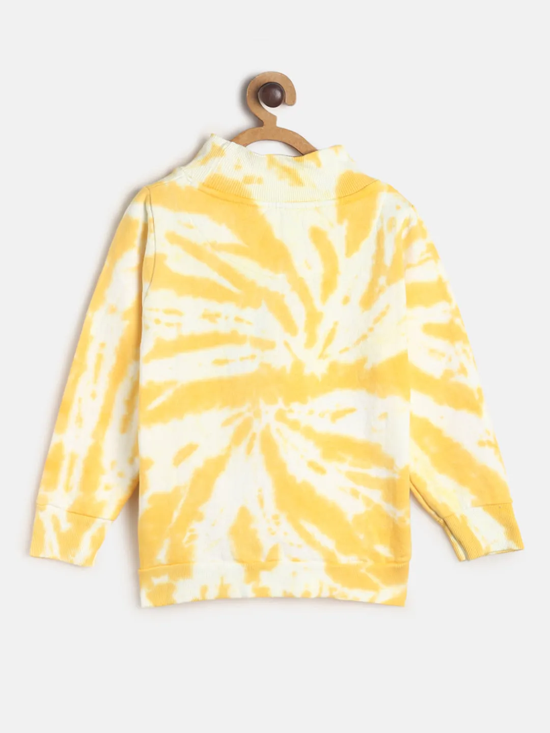 Boys Yellow Tie Dye Sweatshirt