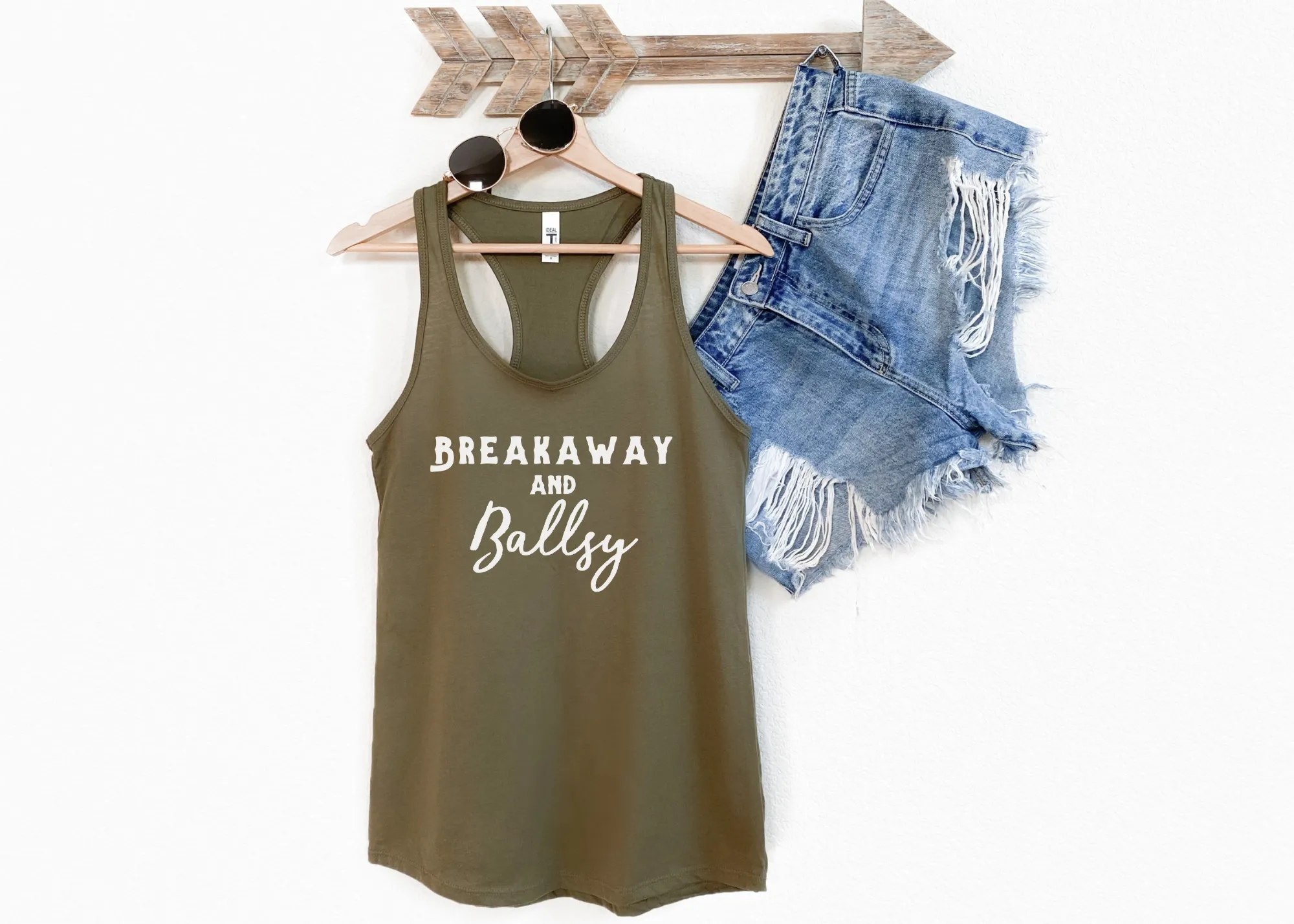 Breakaway & Ballsy Racerback Tank