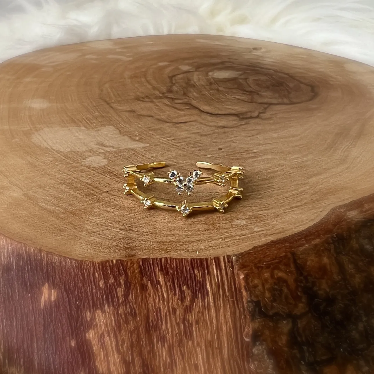 Butterfly Kisses Ring