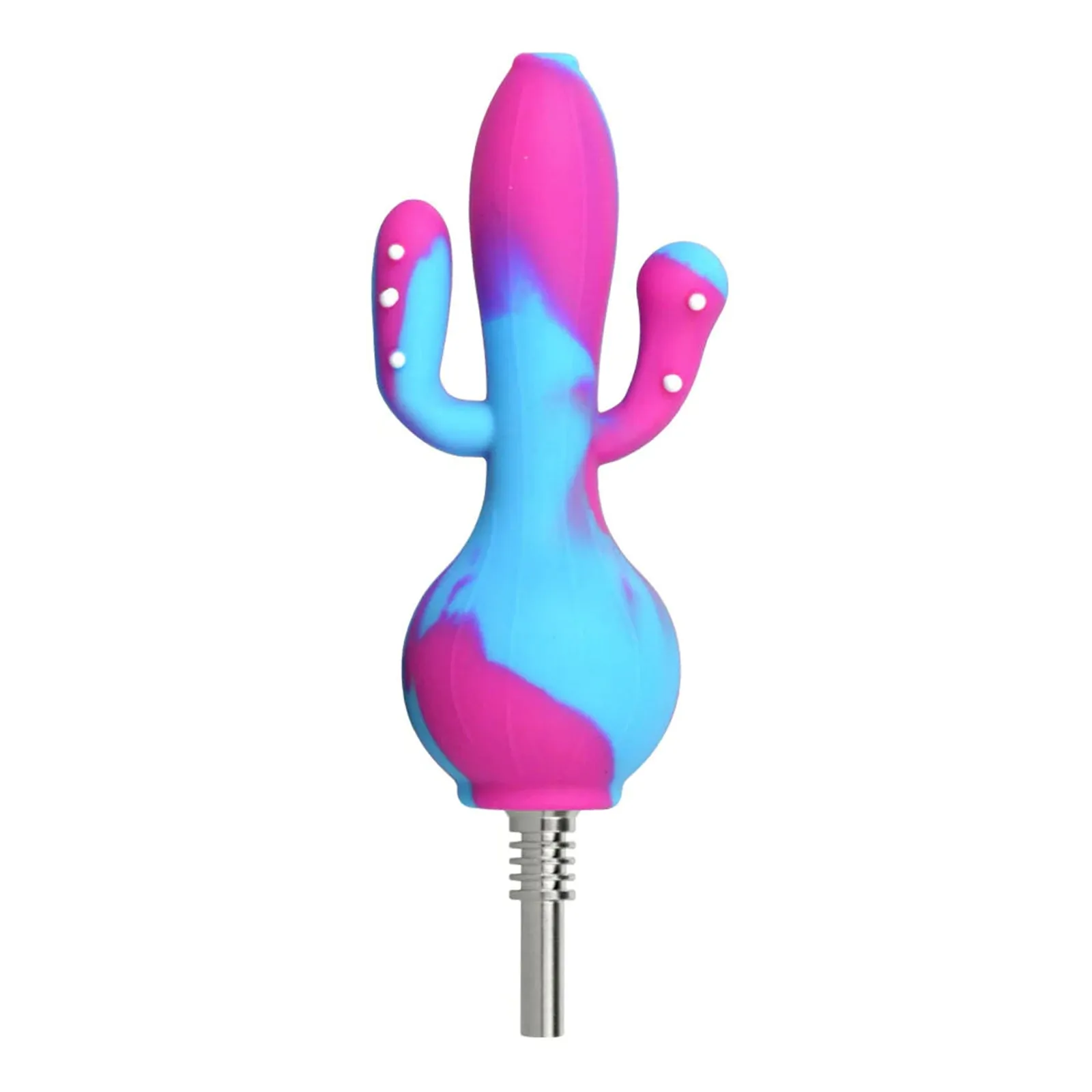 Cactus Silicone Honey Straw Dab