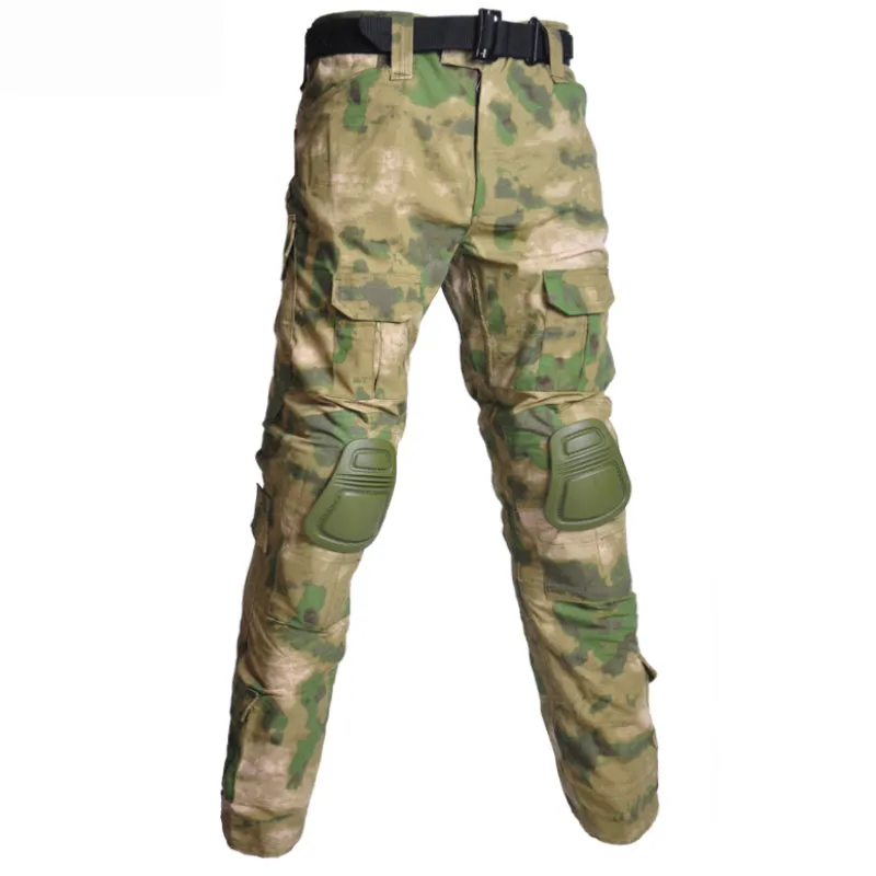 Camouflage with Pads Hunting Multi Pockets Men's Cargo Pants