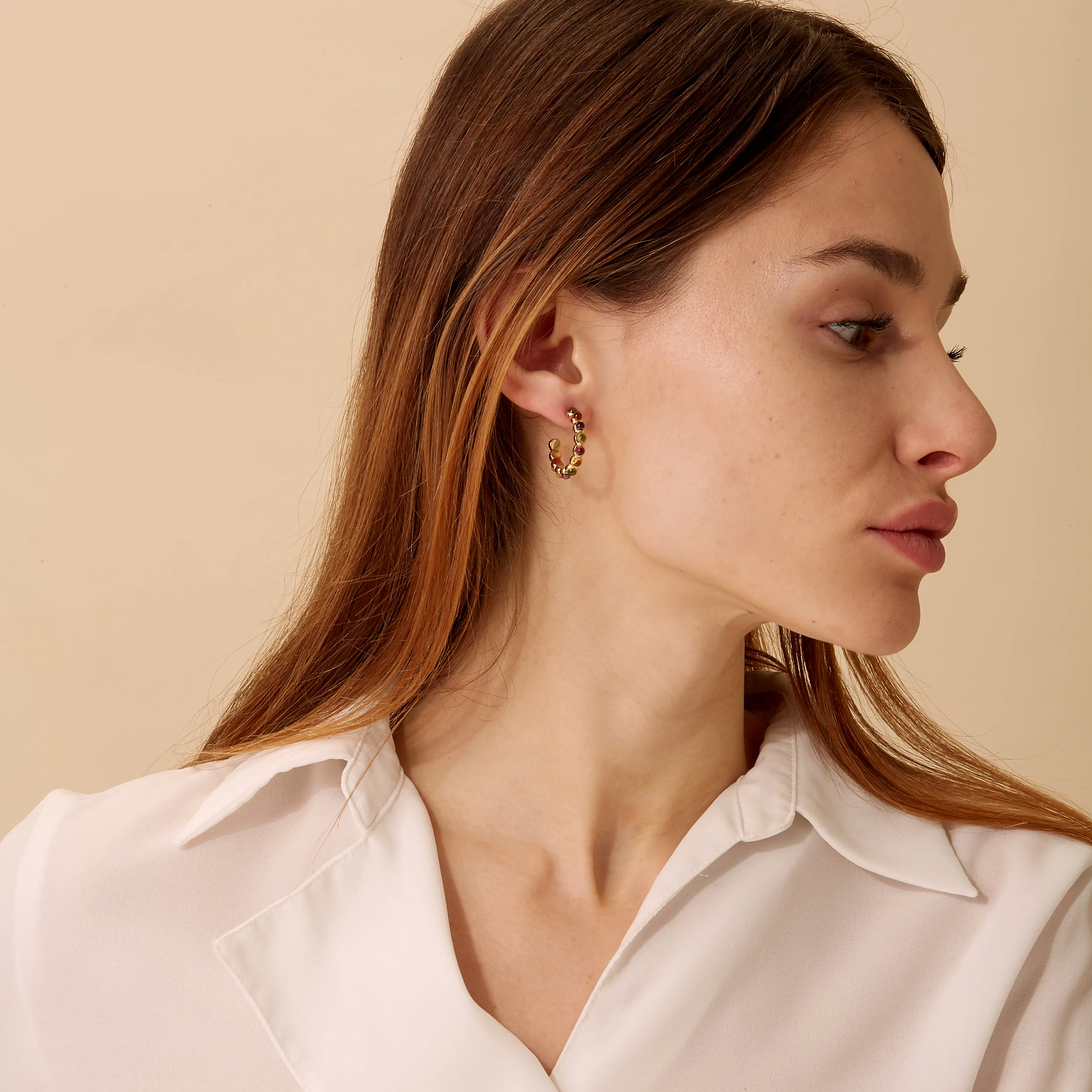 Candy Multicolor Hoop Earrings