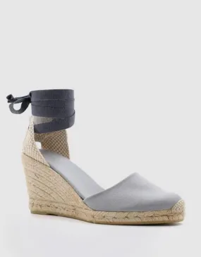 Canvas wedge espadrilles  | Grey