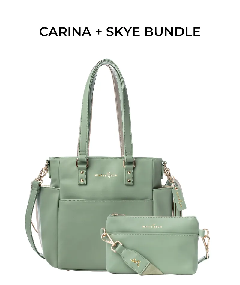 Carina Tote Bag - Seafoam