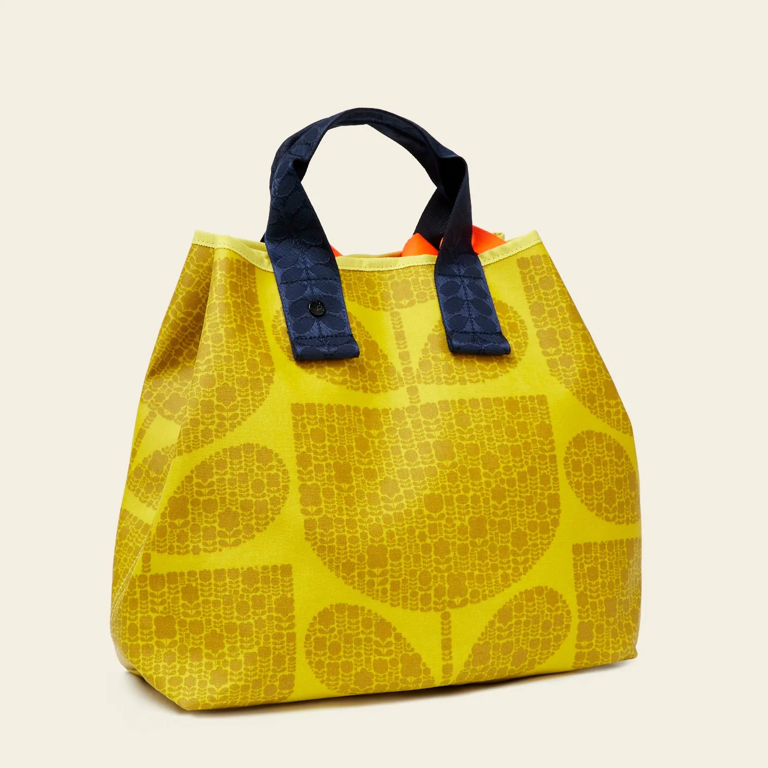 Carryall Large Tote - Block Garden Sunflower