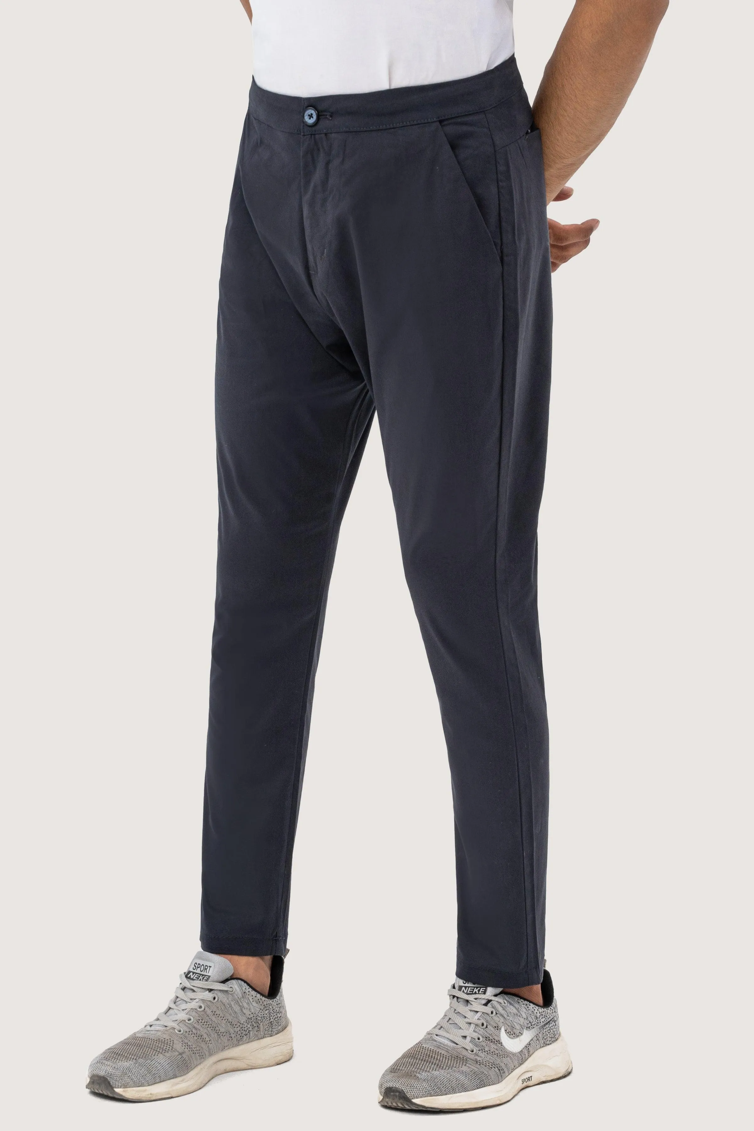 CASUAL CROSS POCKET TROUSER NAVY