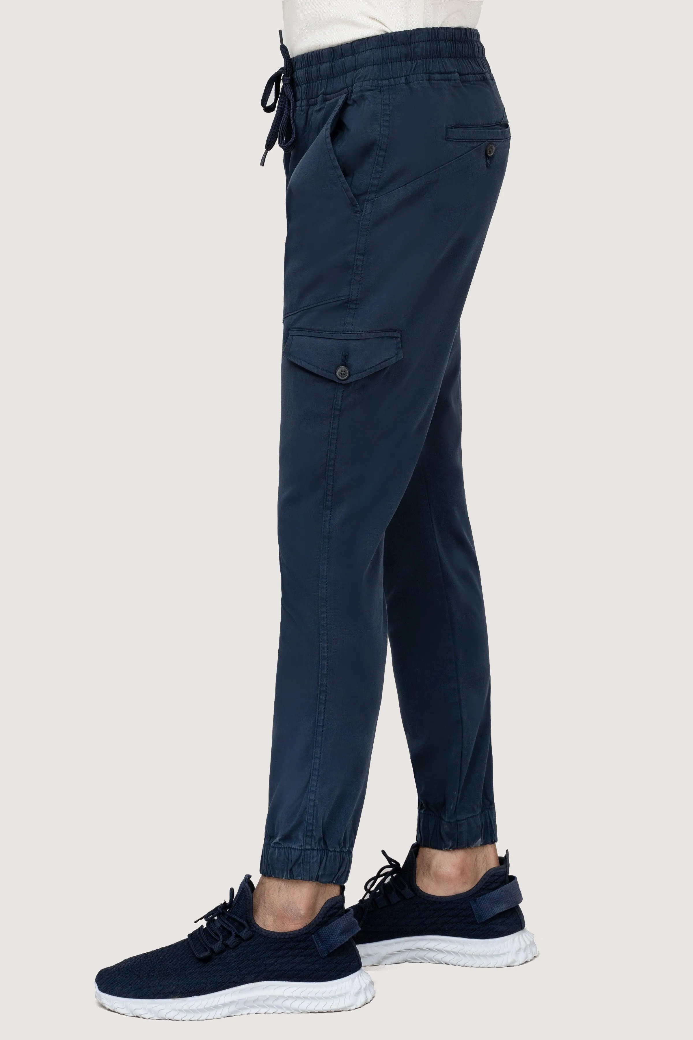 CASUAL JOGGER SLIMFIT TROUSER NAVY