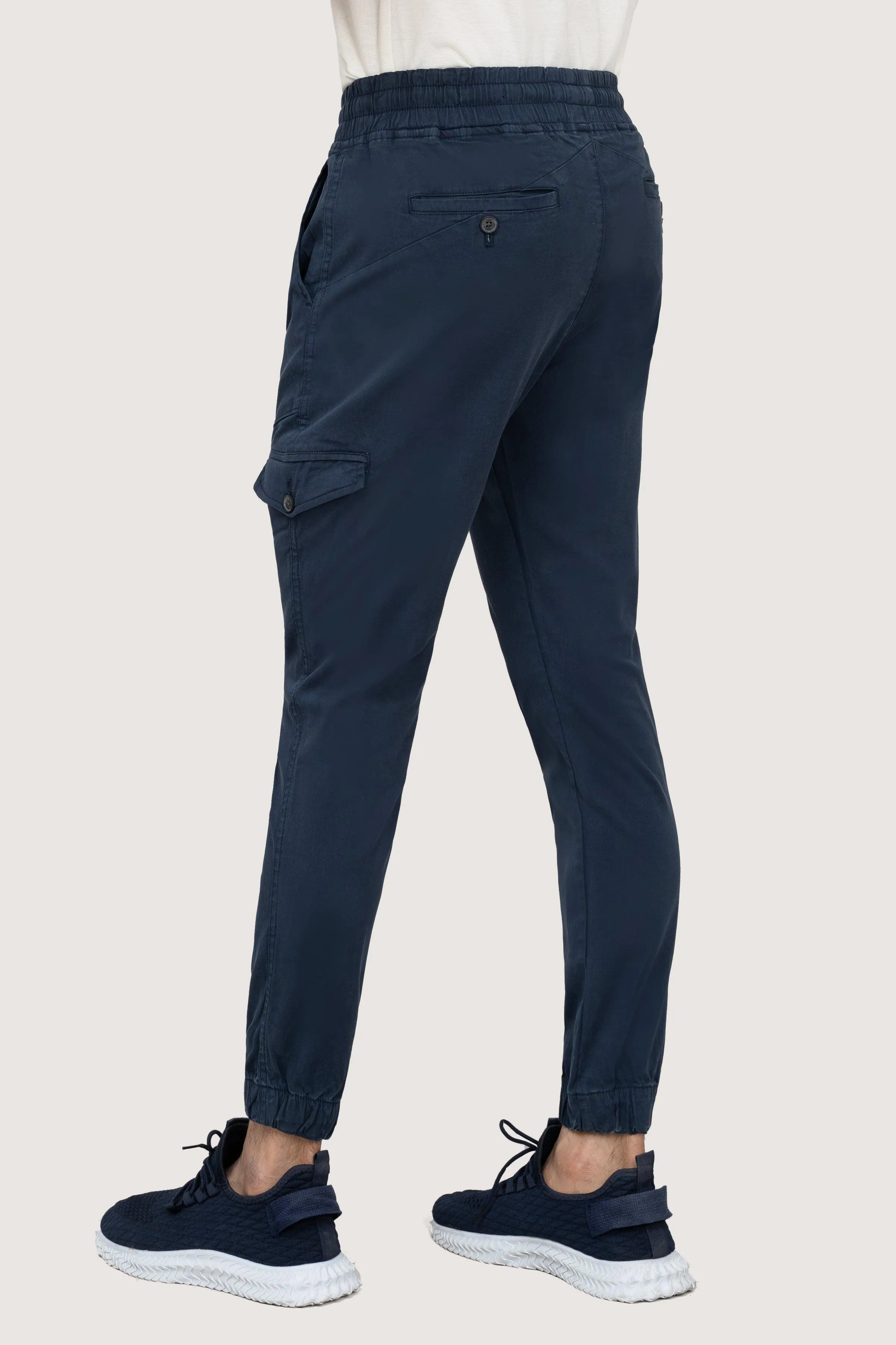 CASUAL JOGGER SLIMFIT TROUSER NAVY