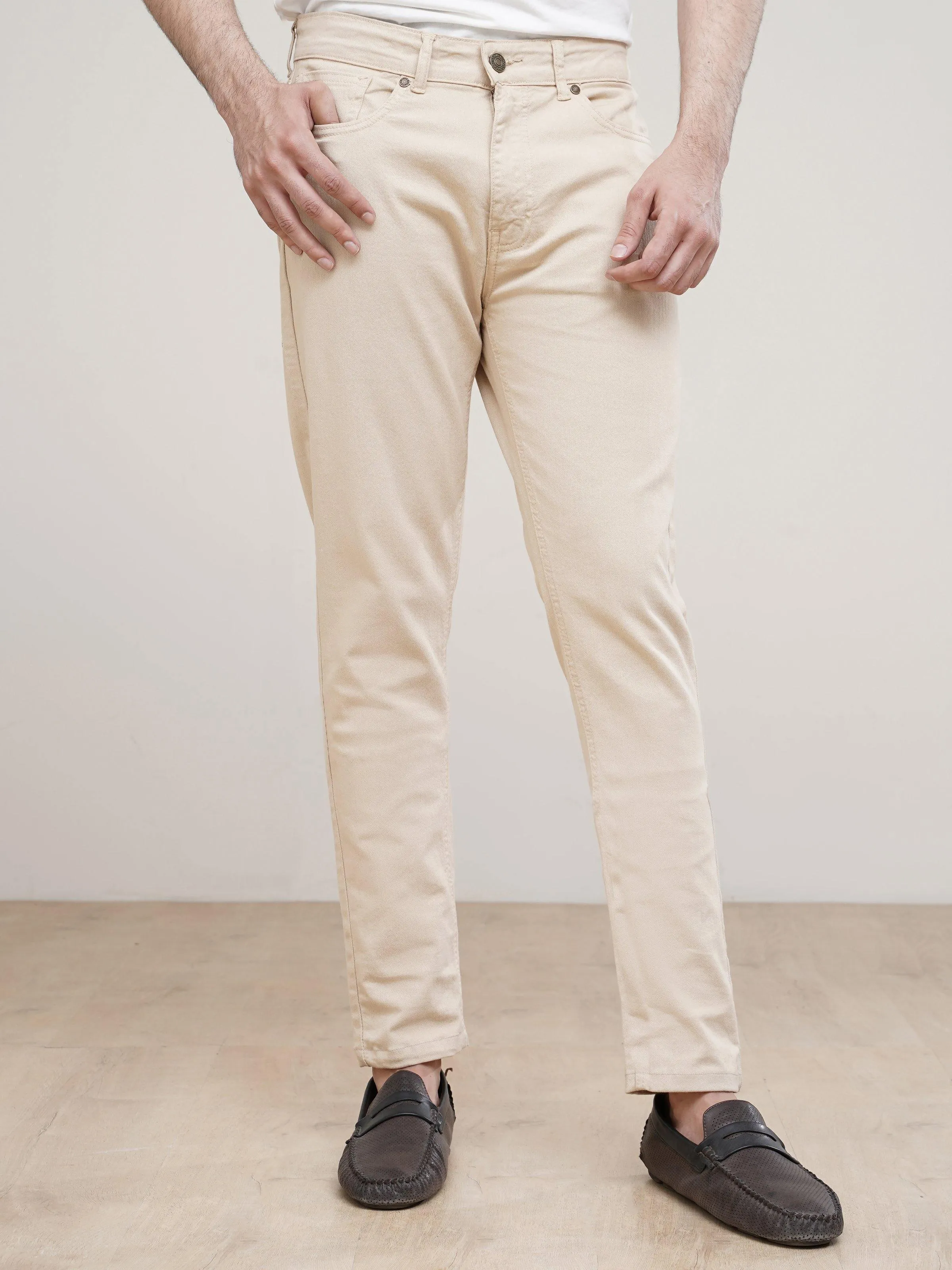 CASUAL PANT 5 POCKET LIGHT KHAKI