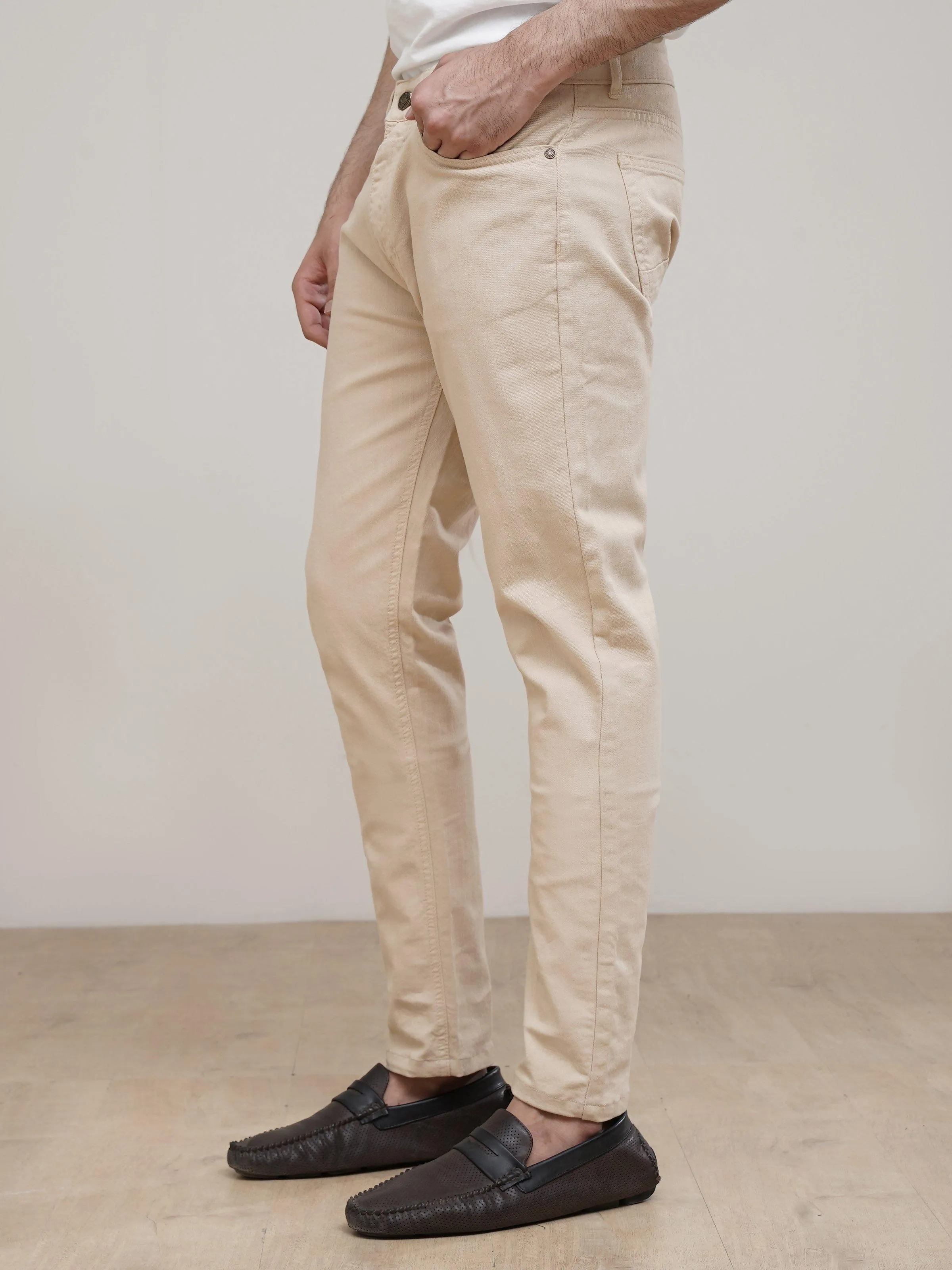 CASUAL PANT 5 POCKET LIGHT KHAKI