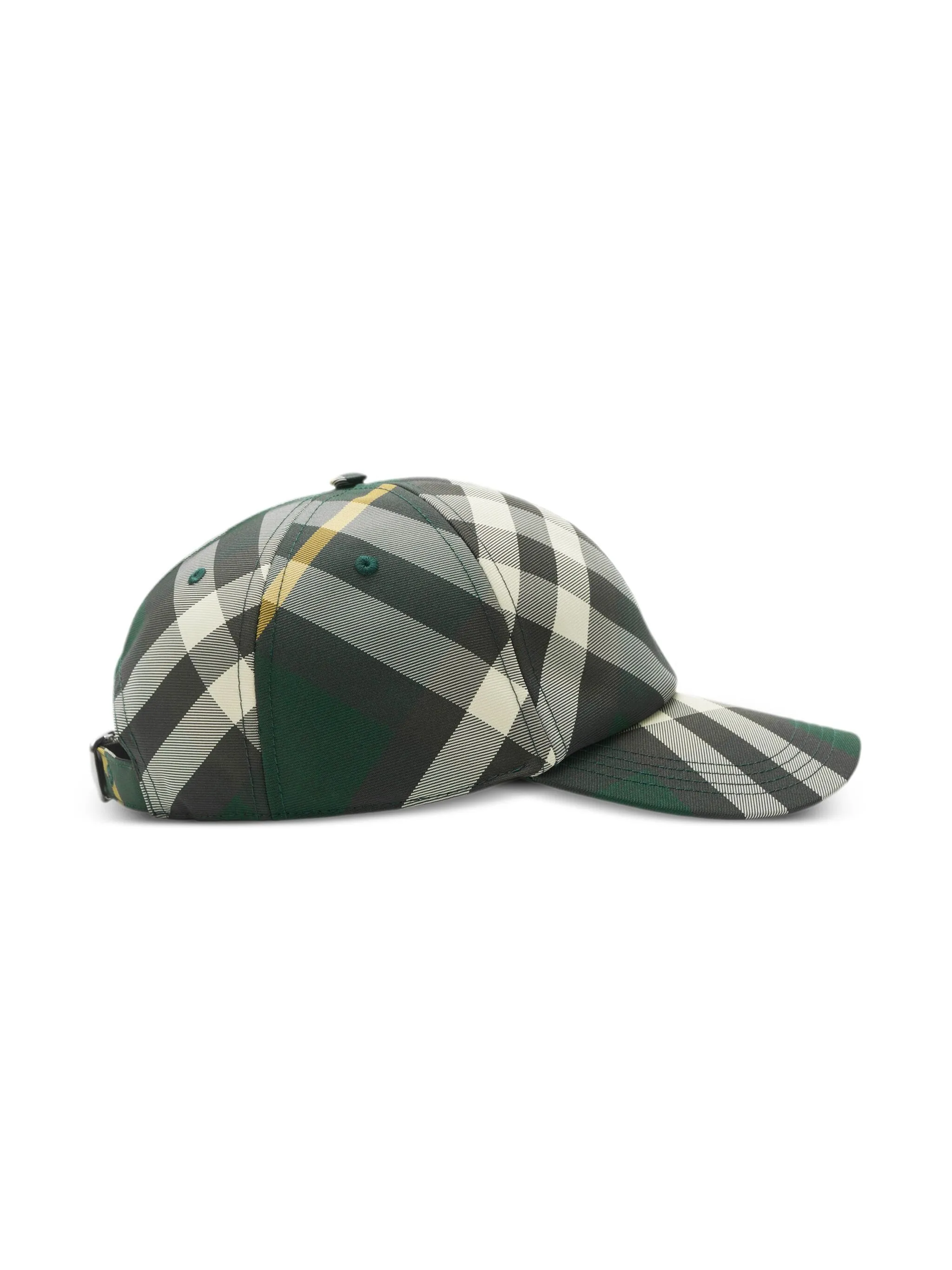 Check-Pattern Cotton Cap