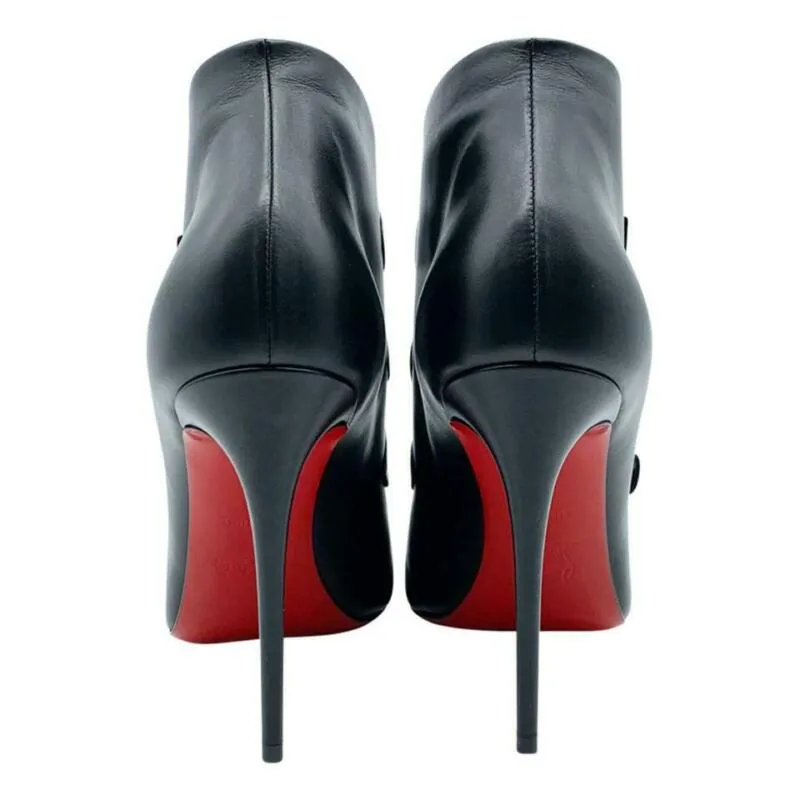 Christian Louboutin Black Triniboot Stiletto Boots/Booties