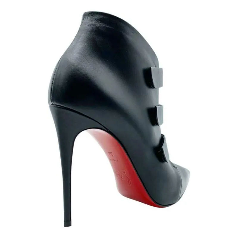 Christian Louboutin Black Triniboot Stiletto Boots/Booties