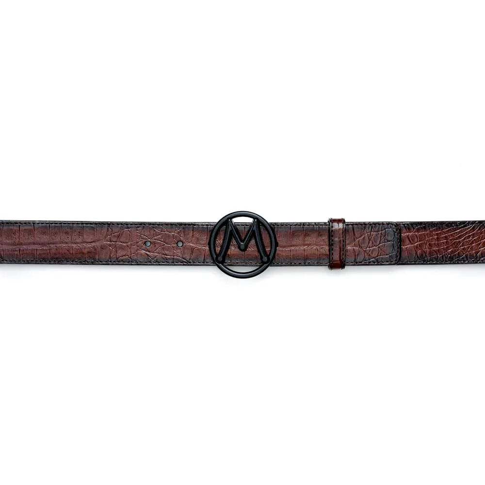 Circle Icon Crocodile Belt