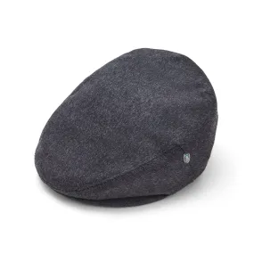 City Sport - Cool Comfort - Loden Wool Flat Cap - Charcoal Grey 1541