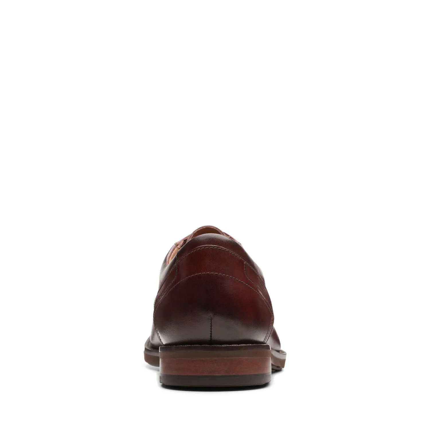 Clarks Un Hugh Lace Brown Leather - Standard Width