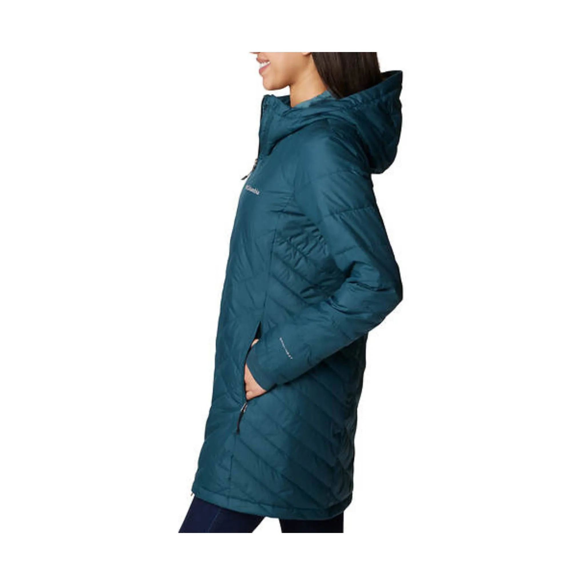 Columbia Women's Heavenly Long Hooded Jacket - Night Wave