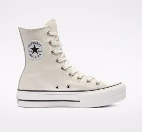 CONVERSE CHUCK PLATEAU EXTRA HIGH LIFT EGRET LEATHER