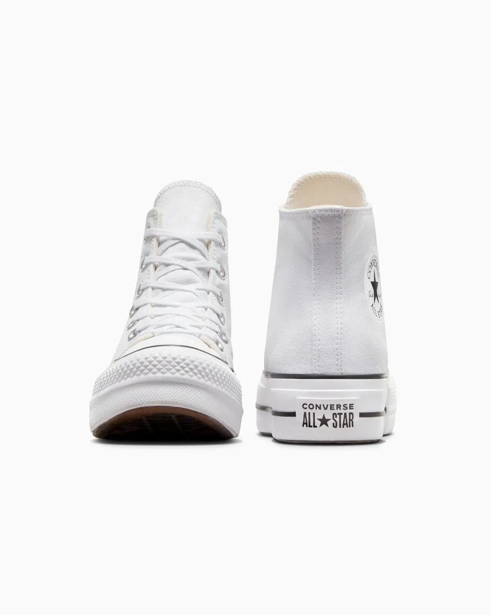 CONVERSE WOMEN'S ALL STAR LIFT HIGH WHITE SHOES