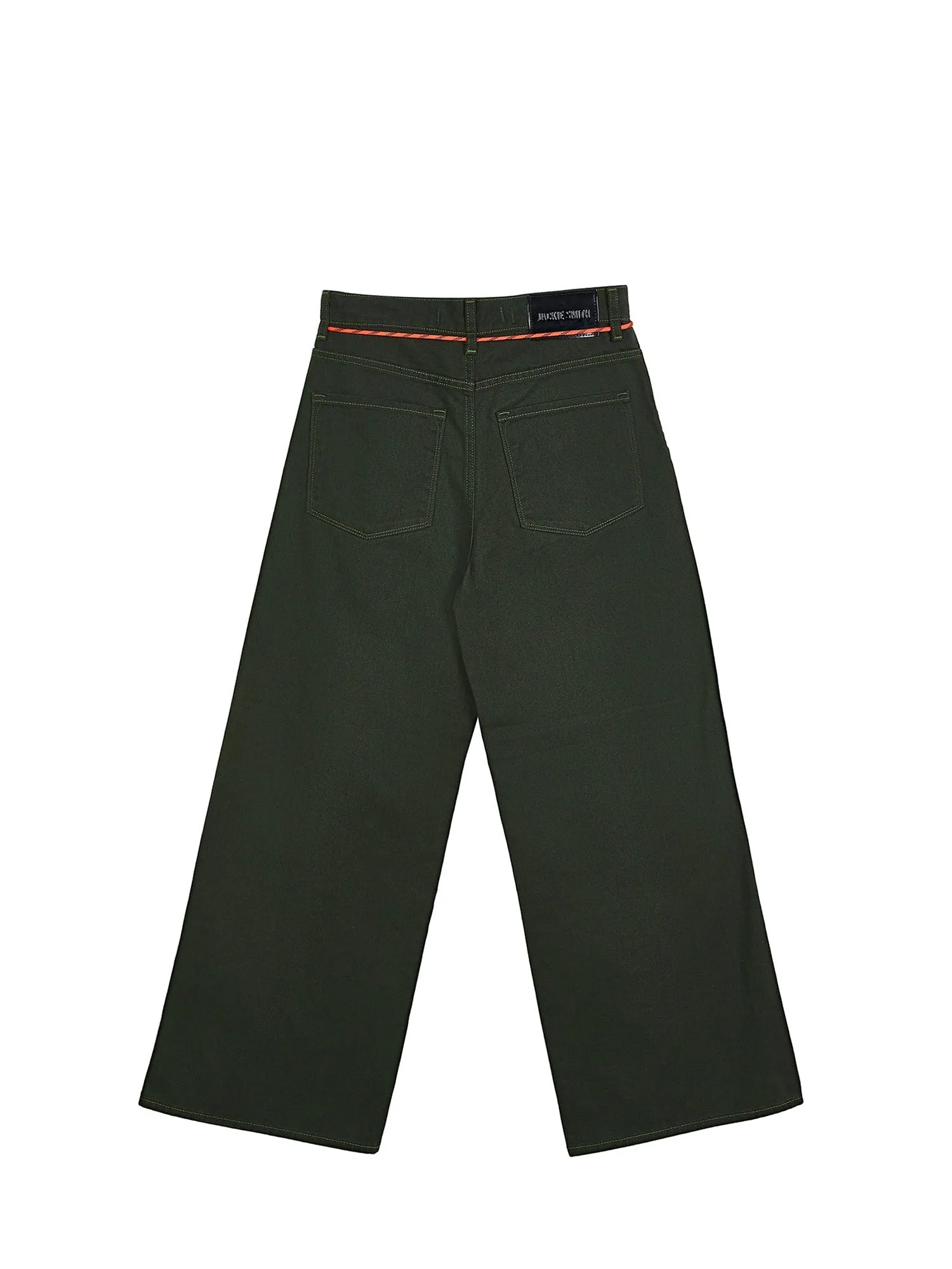 Cotton-Gabardine Straight-Leg Pants